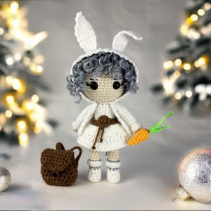 Crochet Doll Pattern: Alice Christmas Amigurumi (PDF Pattern)
