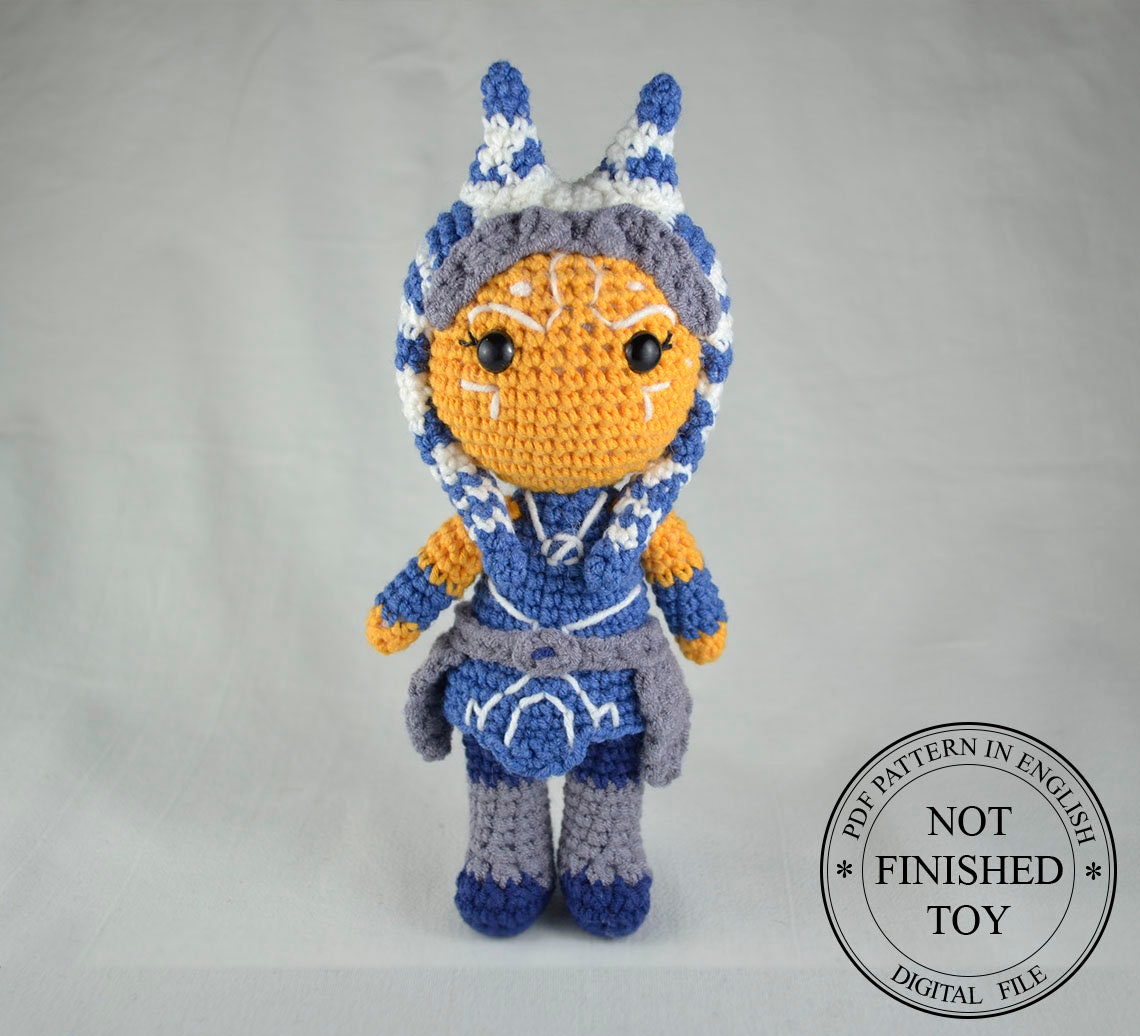 Ahsoka Tano Crochet Pattern PDF Amigurumi Etsy