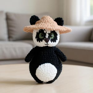 Amigurumi Panda Crochet Pattern: Plush Toy Tutorial (PDF)