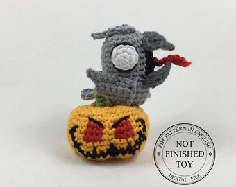 Halloween Zombie Bird Crochet Pattern PDF Amigurumi