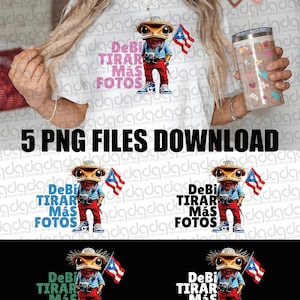 Bad Bunny, Debi tirar fotos 5 PNG files download, bad bunny 2025 album