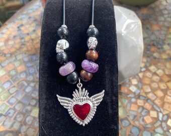 SKULL & WINGED HEART Pendant