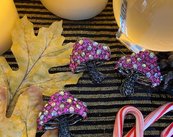 MUSHROOM Glamor BROACH or Pin