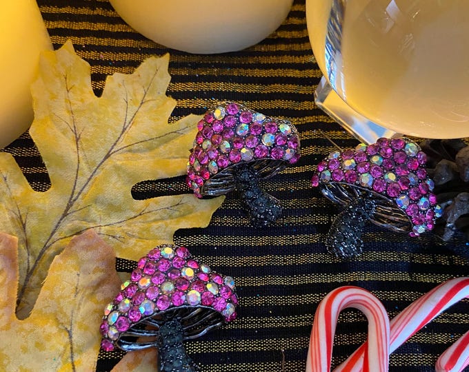 Mother's Day SPECIAL:  Mushroom Glamor Brooch or Pin