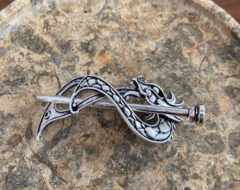 CELTIC Dragon Hair Clip