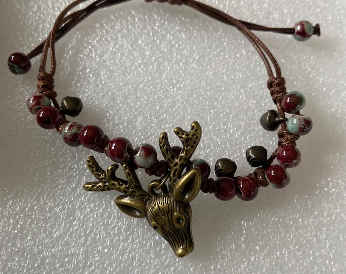 BEADED DEER BRACELET