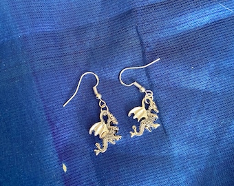 3D Dangling DRAGON EARRINGS