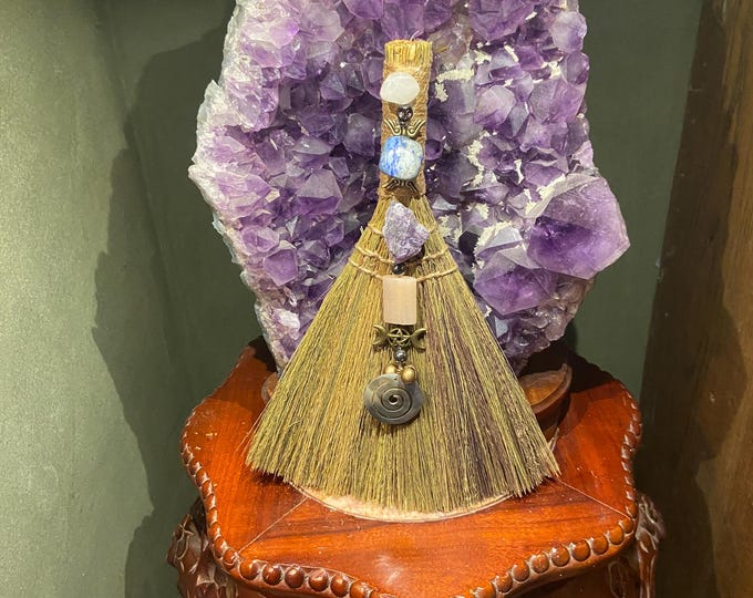 12" CRYSTAL Healing BROOMS S.O.P.H. Original Limited