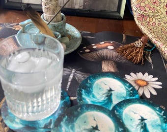 WITCHES COASTER SET Halloween Special