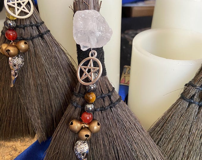 S.O.P.H. CRYSTAL BROOMS Original Designs 8"