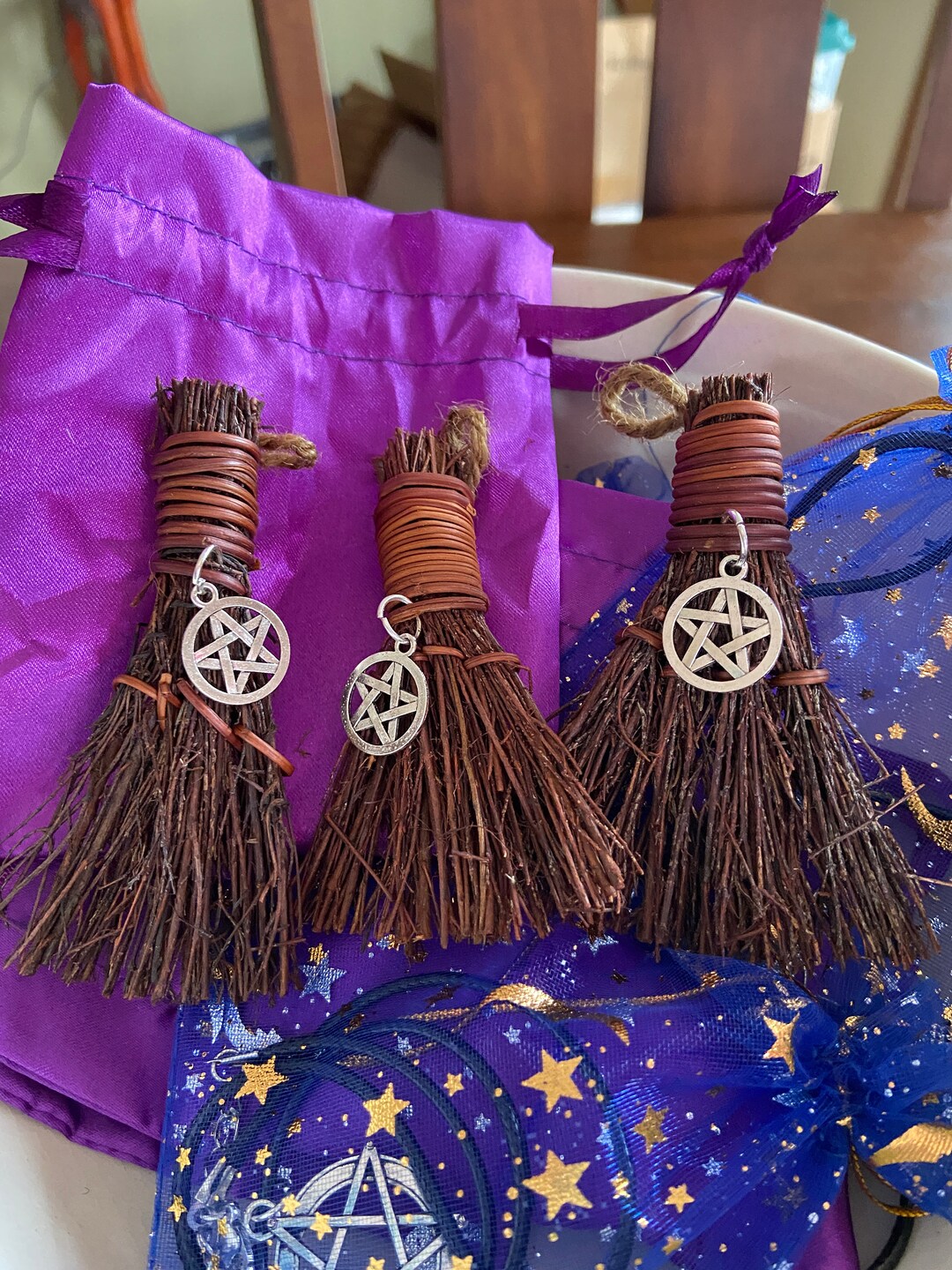 2 3 Mini Cinnamon Brooms Etsy