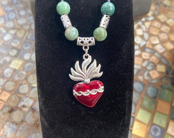 HEART in CHAINS PENDANT