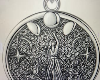 WICCA Triple Moon PENDANT