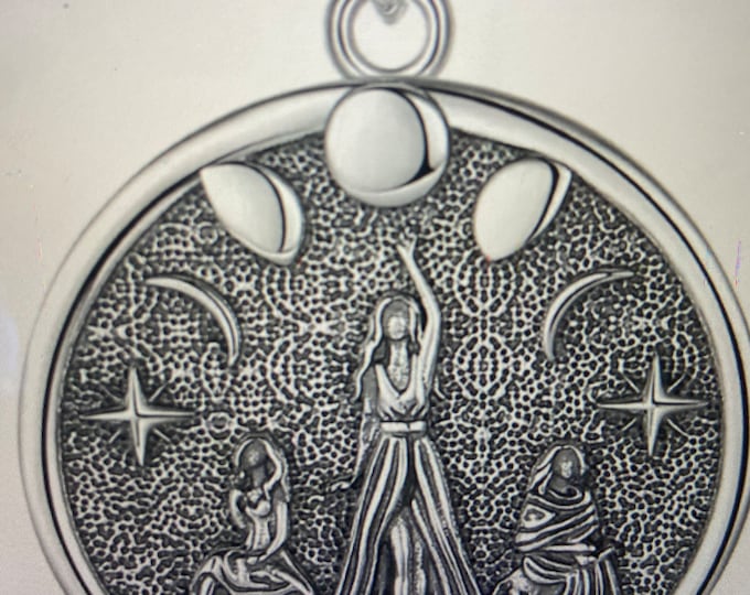 WICCA Triple Moon PENDANT