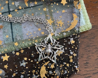SPIDER and WEB PENDANT