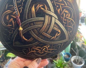 MYSTICAL, MAGICAL Wooden PLAQUES  Wicca, Witches, Celtic, Viking 5 Styles