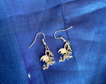 3D Dangling DRAGON EARRINGS