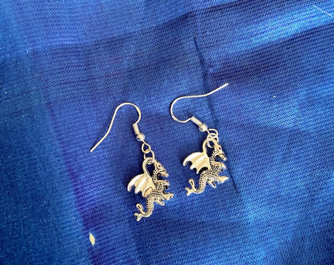 3D Dangling DRAGON EARRINGS