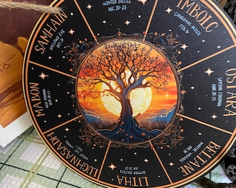 MYSTICAL, MAGICAL Wooden PLAQUES  Wicca, Witches, Celtic, Viking 5 Styles