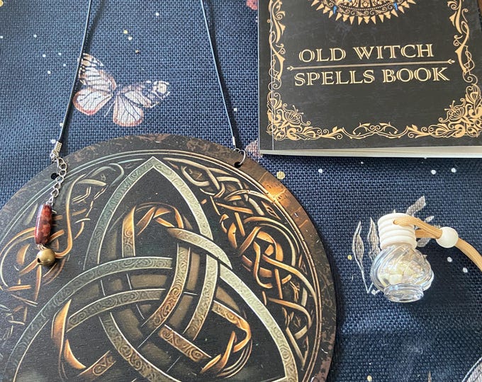 MYSTICAL, MAGICAL Wooden PLAQUES  Wicca, Witches, Celtic, Viking 5 Styles