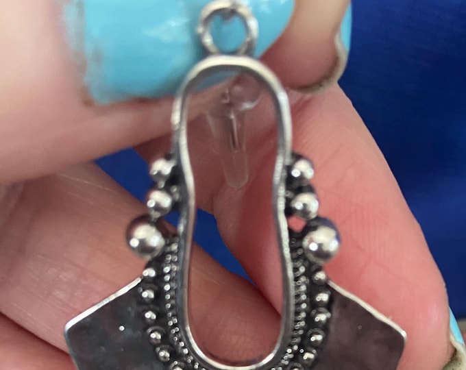 Antiqued Dangling Earrings