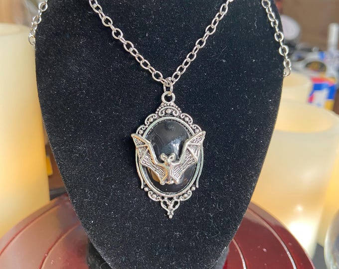 CLOSEOUT SPECIAL:  Gothic Bat Necklace
