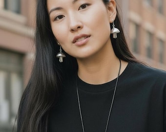 MAGIC MUSHROOM EARRINGS 925 Silver