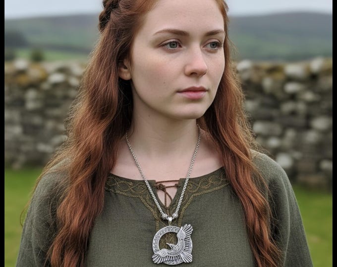 NORDIC RAVEN in Flight PENDANT