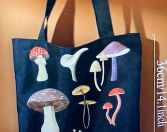 MUSHROOM SPECIAL:  Mushroom Fancy Shoulder Tote,