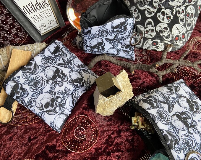 NEW...Best Skull Coin or Crystal Purse