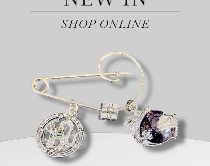 DRAGON & DEER PINS Purse Jewelry S.O.P.H. Originals