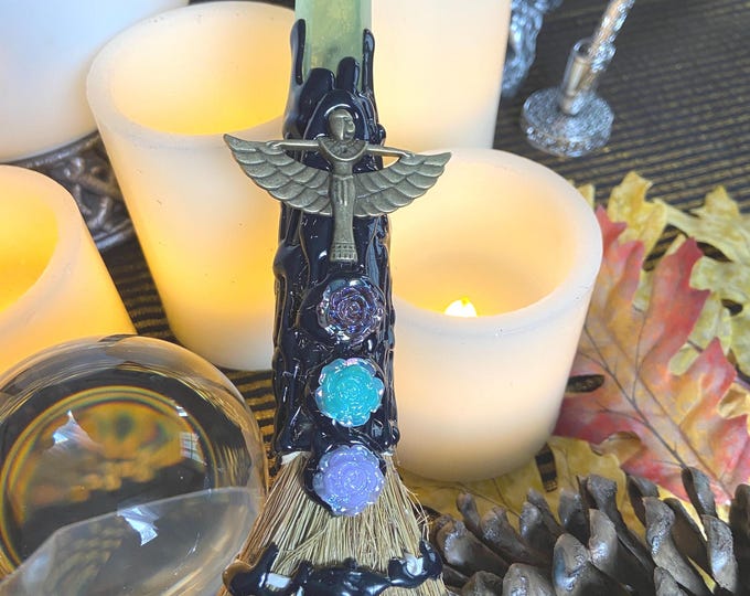 Mystical FLUORITE CRYSTAL  BROOMS