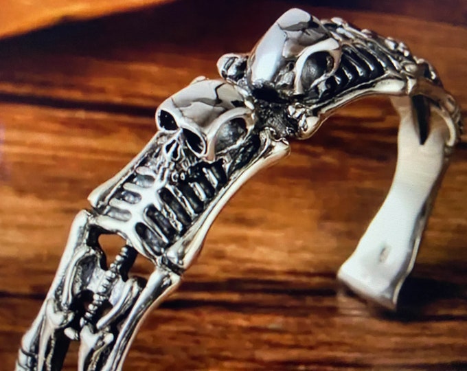 SKELETON BONE  Yard Cuff BRACELET