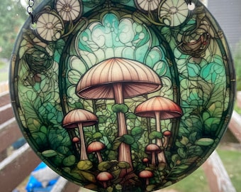 Magic MUSHROOM SUN CATCHERS 2 For