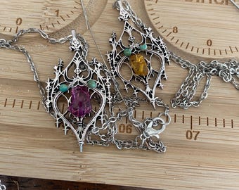 NEW:  Gothic Crystal CATHEDRAL PENDANT