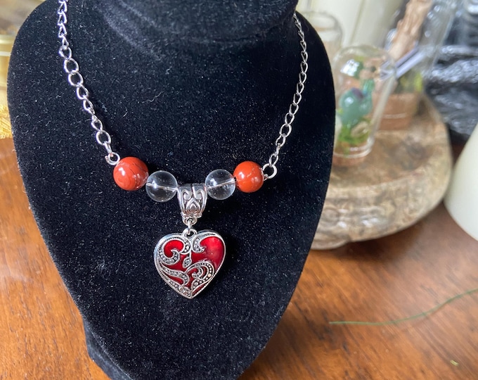VICTORIAN HEART NECKLACE