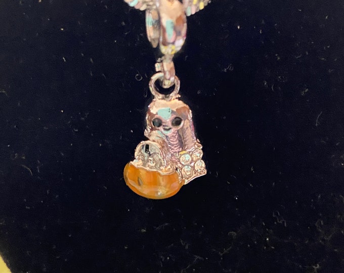 Halloween SILVER GHOST PENDANT