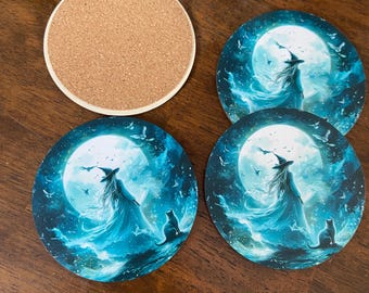MAGICAL WITCHES COASTERS 4