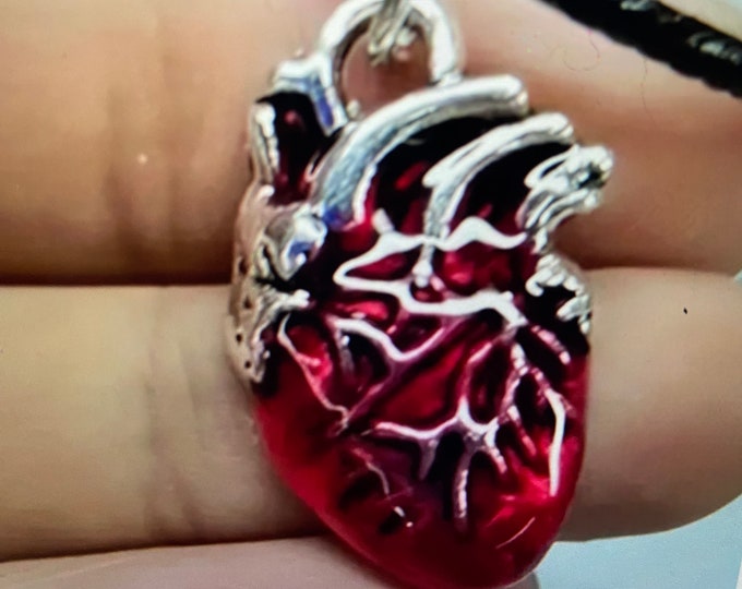 GOTHIC  HEART PENDANTS:   3 Different Styles