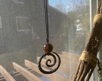 Father's Day Special:    MEN'S  VIKING Hammered Circle of Life PENDENTS