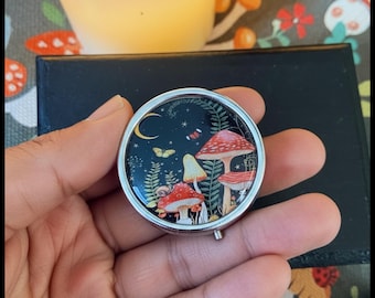 Novelty Pill Box: Stainless Steel