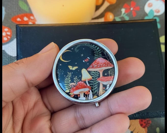 Novelty Pill Box: Stainless Steel