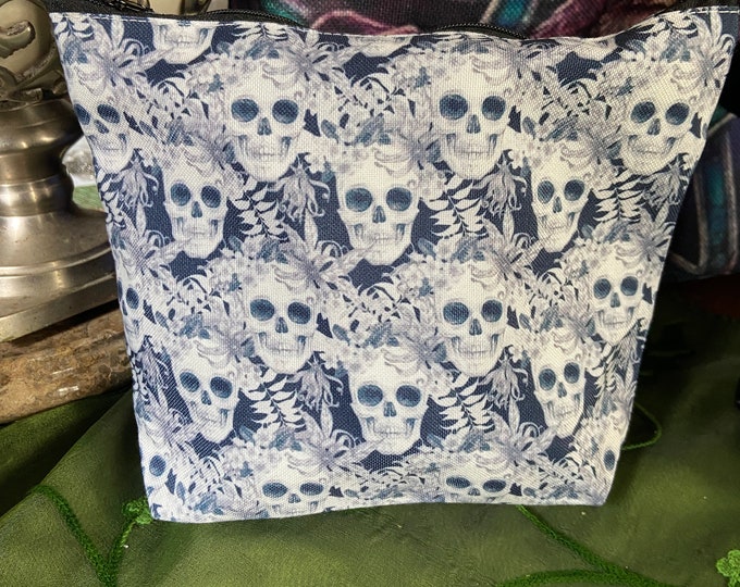 SPECIAL:  Skull Pouch, Pencil Bag, Make up bag