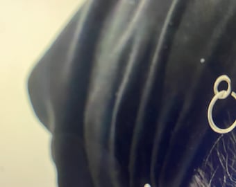 SPECIAL:  Goth Black Floppy Beanies