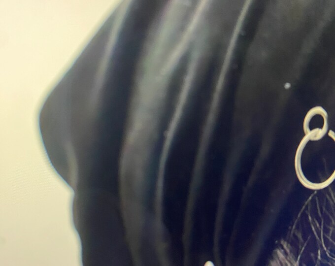 FATHER'S DAY SPECIAL:  Goth Black Floppy Beanies
