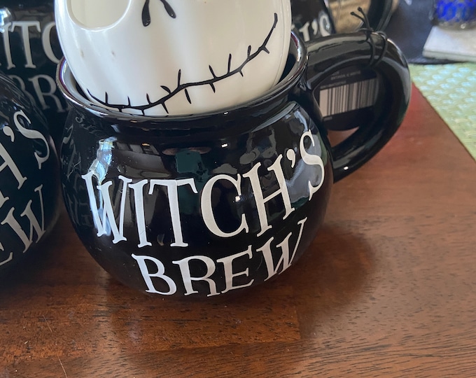 Witches Cauldron Mug Ceramic 16oz