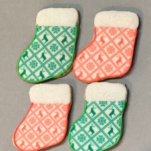 Stocking Sugar Cookies