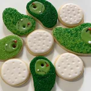Golf Themed Sugar Cookies