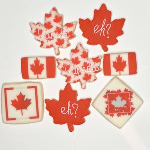 Canada Themed Cookies