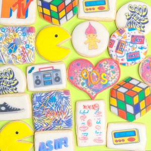 90’s Themed Party Cookies